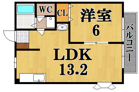 エスポワール畠田の間取り