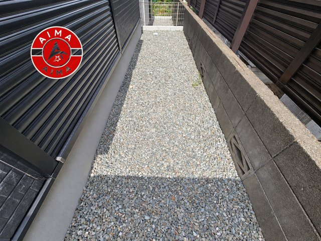 福岡市南区寺塚2丁目第1-2棟（2号棟）の庭|お庭で自由な時間を過ごせます。