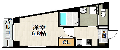 レヴァンテ宝塚の間取り