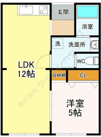 Ｍａｒｋｔｅｒｒａｃｅの間取り|１LDKに変更