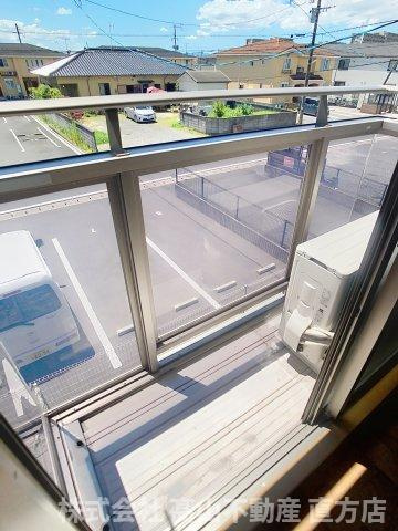 ユニフレックス中間Bのバルコニー