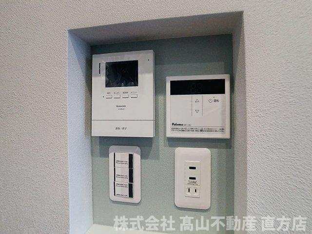 直方市大字感田のアパートのセキュリティ