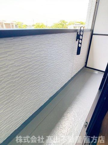 グランスタ馬場山Dコートのバルコニー