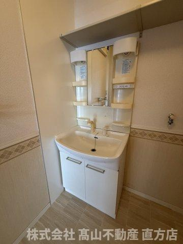 シャーメゾン頓野 B棟の洗面所