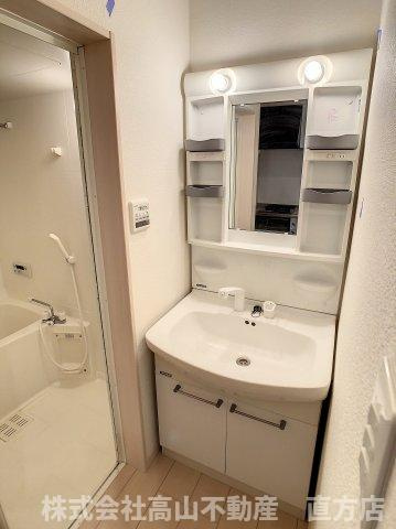 シャイン湯野原の洗面所