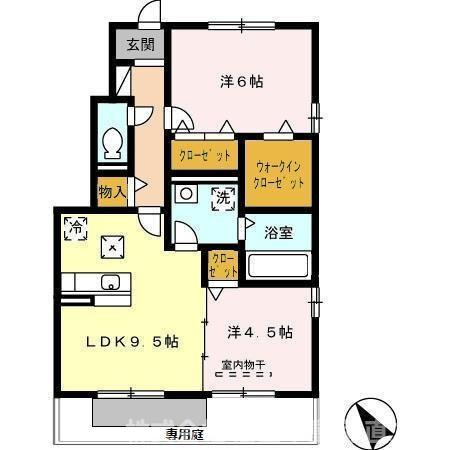 サンセールはぶの間取り