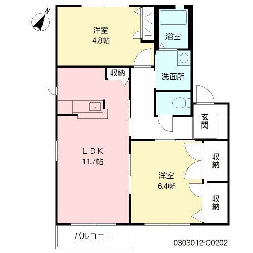 ファンテージ21Cの間取り
