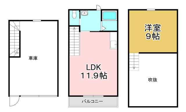 ダイワーズ感田ベースⅠの間取り