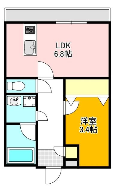 チェリーブロッサム感田の間取り
