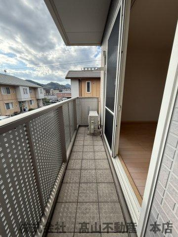 三洋タウン岡垣のバルコニー