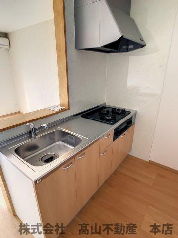 鍋田新築アパート（仮）のキッチン|建築中につきイメージ写真となります。