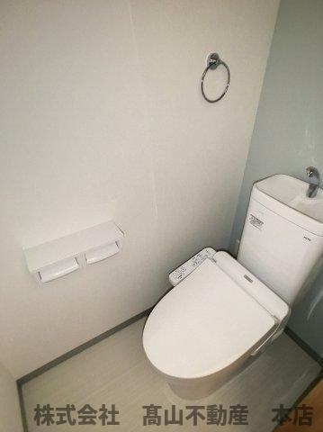 鍋田新築アパート（仮）のトイレ|建築中につきイメージ写真となります。