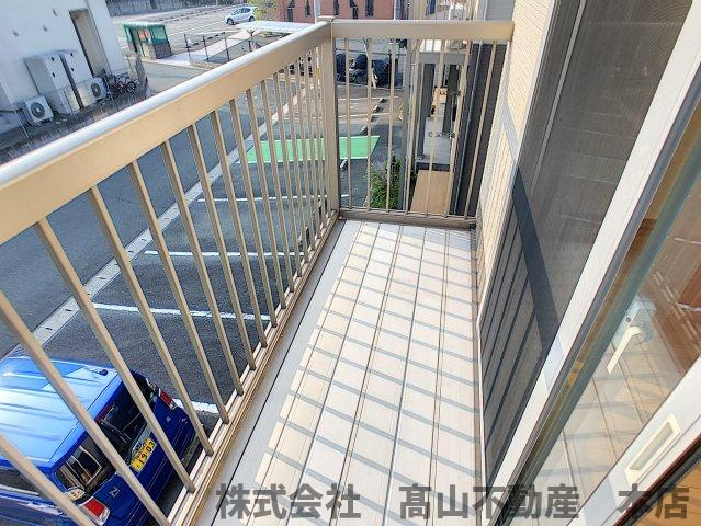 フェリーチェ桜壱番館のバルコニー