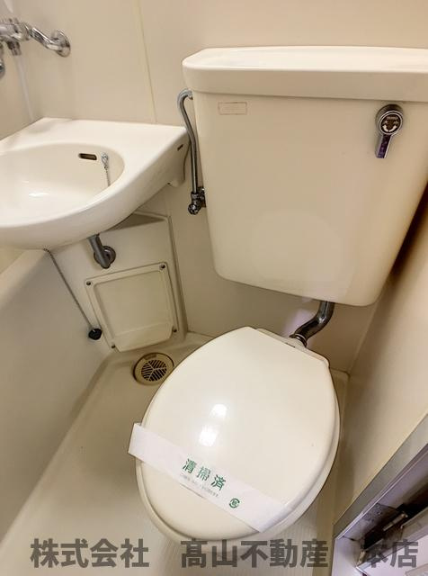 コーポしらいしAのトイレ