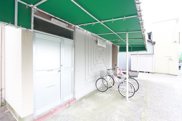 こだまハイツのその他共用部分|駐輪場です！※バイクの駐停車はできません