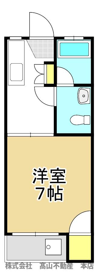 リベルタテイク７の間取り