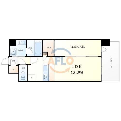 スプランディッド天王寺SOUTH　南百済小学校区の間取り|スプランディッド駒川中野駅前　間取り