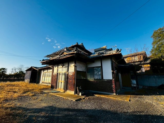 土浦市永井　広々古家付き土地！　倉庫・車庫ありの外観