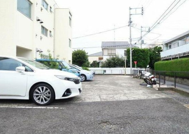 サンハイム新富の駐車場