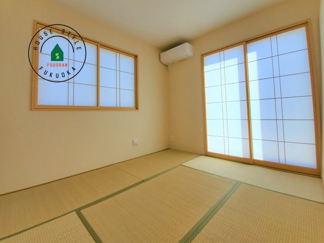 福岡市西区今宿東3丁目第1-3棟（B号棟）の内観：施工例|将来的に、琉球畳を引きまして和室風にすることも可能です。