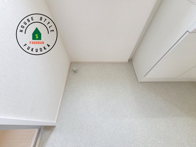 福岡市西区今宿東3丁目第1-3棟（C号棟）の内観：施工例|ランドリースペースとなります。広々して有効的にご使用できます。 