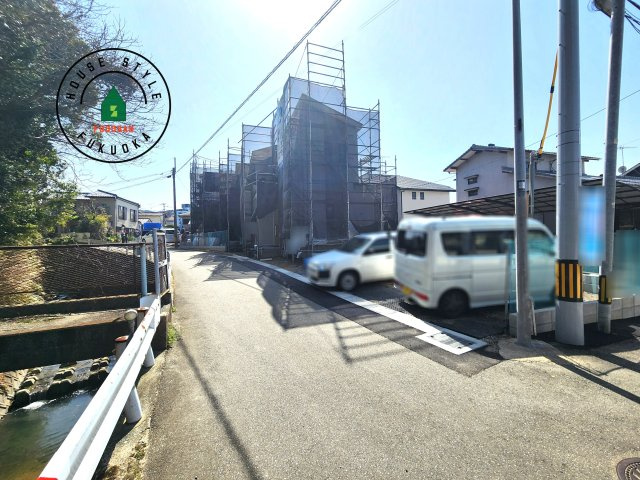 福岡市西区今宿東3丁目第1-3棟（C号棟）の前面道路含む現地写真|見学の時間などお気軽にお問い合わせ下さい。