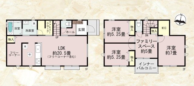 福岡市西区今宿東3丁目第1-3棟（C号棟）の区画図|配置図（C号棟）