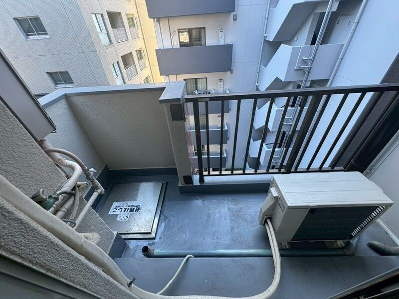 パルセ菊川のバルコニー