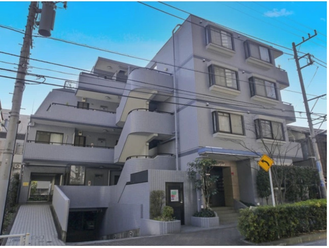 【外観】 | ★仲介手数料無料★セザール目黒三田（山手線の内側　新規リノベーション物件）