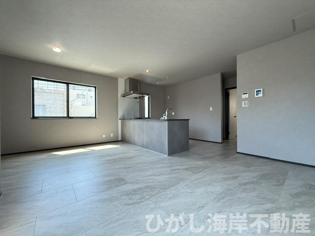 茅ヶ崎市柳島海岸　新築戸建　全６棟の居間・リビング|17.7帖  LDK