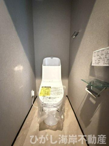 茅ヶ崎市柳島海岸　新築戸建　全６棟のトイレ|洗浄機能付きお手洗い