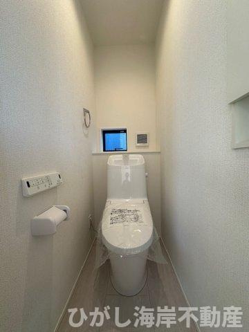 茅ヶ崎市香川１丁目　新築戸建　全２棟のトイレ|洗浄機能付きお手洗い