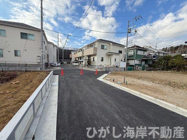 茅ヶ崎市甘沼　売地の前面道路含む現地写真|現地外観