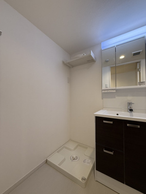 【洗面所】 | リブリ・相模大野Ⅳ | 明るい洗面所です