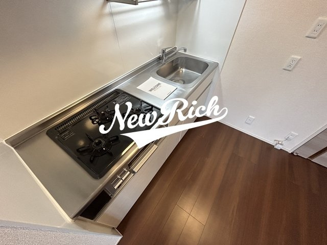 伊勢崎市宮子町のアパートのキッチン