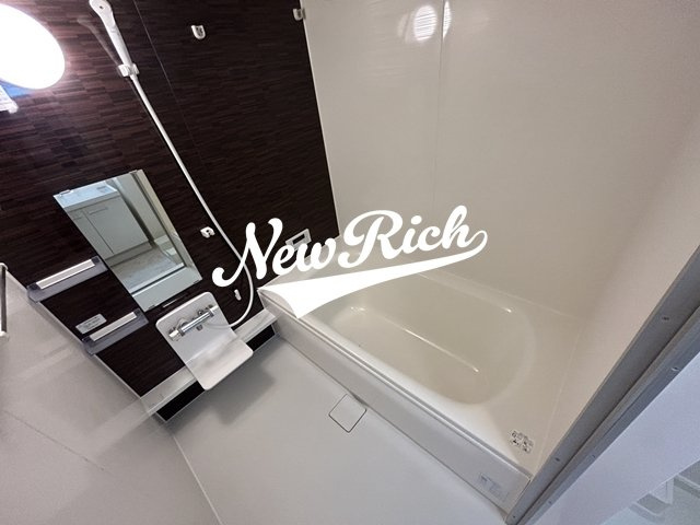 伊勢崎市宮子町のアパートの浴室