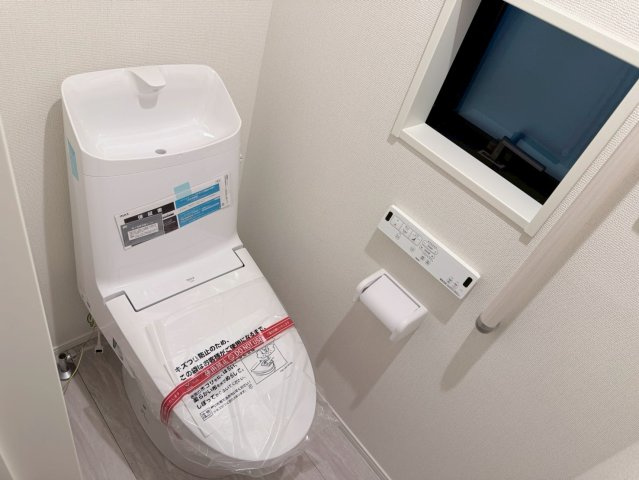 川口市本前川　4期　新築一戸建て　3号棟のトイレ|トイレも気になるポイント