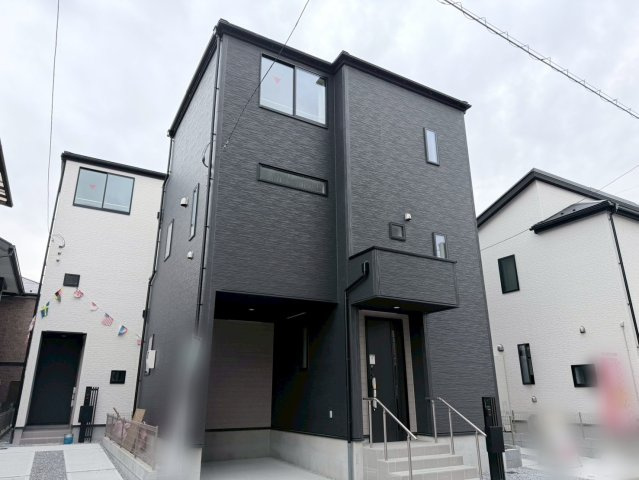 川口市本前川　4期　新築一戸建て　4号棟の外観|建物外観を気になさる方へ、見た目の良い物件です