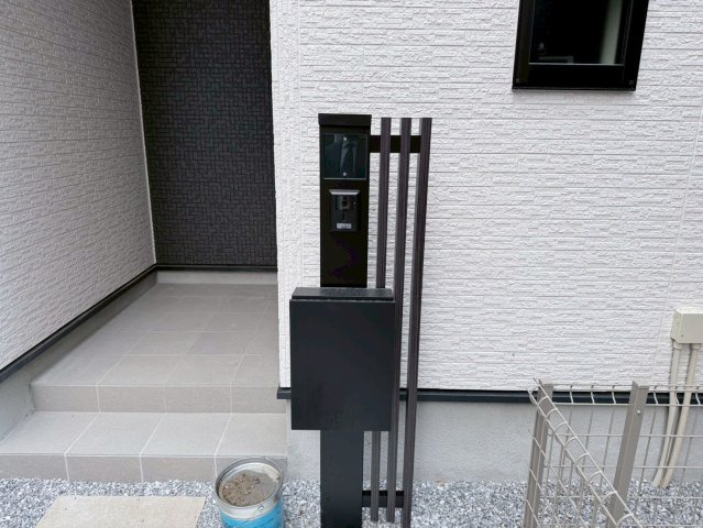 川口市本前川　4期　新築一戸建て　5号棟の防犯設備|モニター付きインターホン