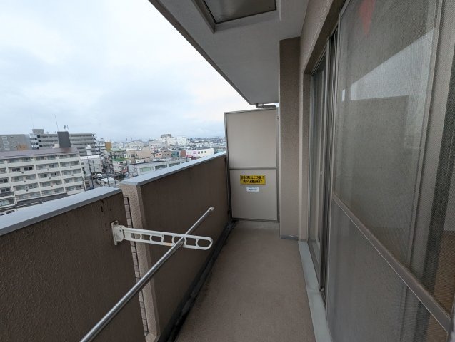 レフィナード西台のバルコニー