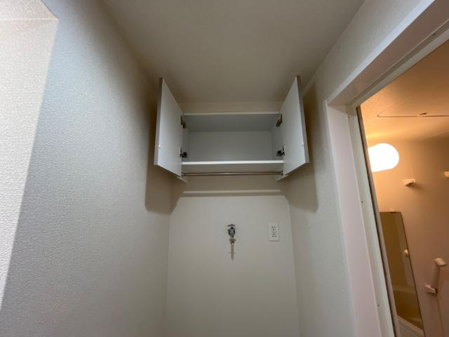 メゾン・ド・ヴェルジュの収納|洗濯機上部収納