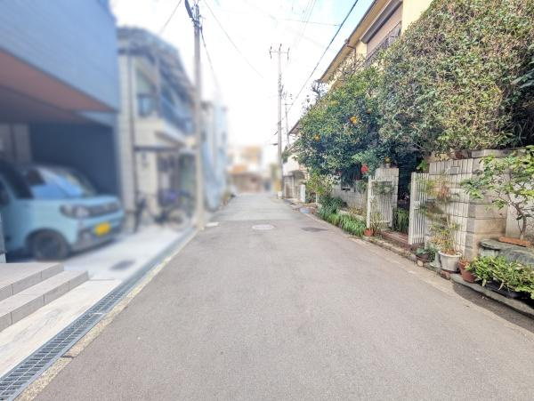 【前面道路含む現地写真】 | 神石小学校約720ｍ、旭中学校約2100ｍ!!