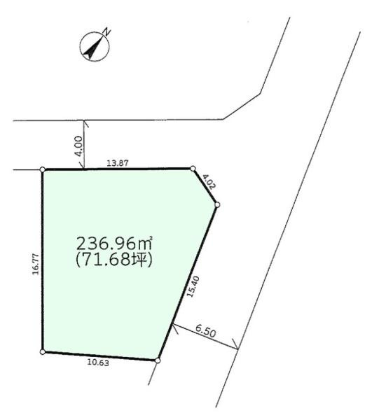 横浜市青葉区松風台の売地