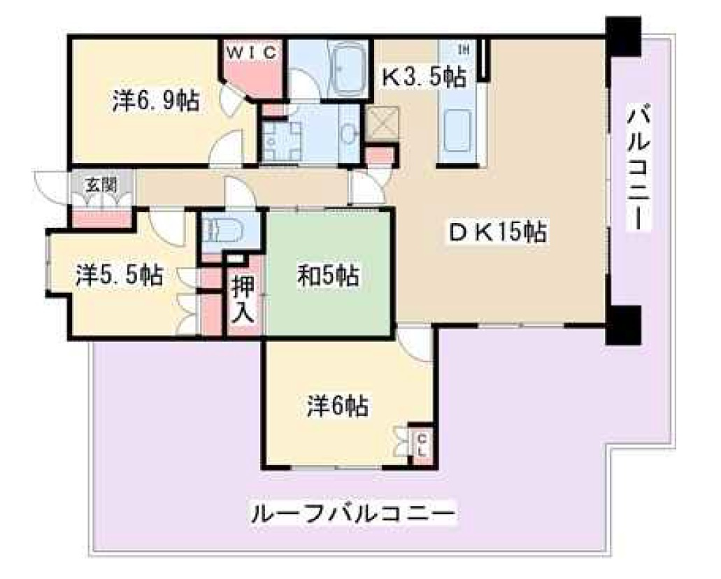 垂水アーバンコンフォートリアヒルズの間取り