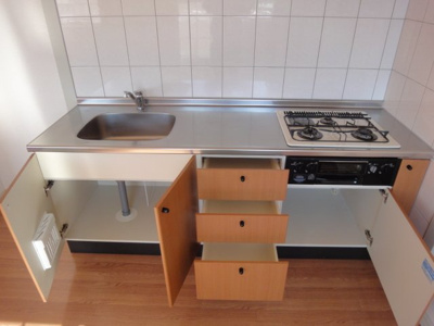 【キッチン】 | サニーコートＢ棟 | シンク下収納