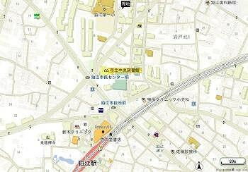 狛江市和泉本町１丁目の賃貸マンションの地図|案内図