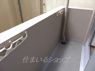 広島市安佐北区口田４丁目の賃貸マンションのバルコニー