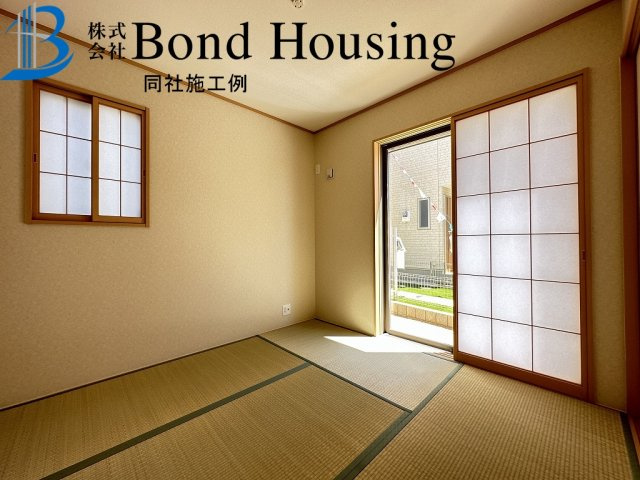 山電東二見徒歩10分　駐車２台　魚住町西岡 A号地 新築戸建の和室