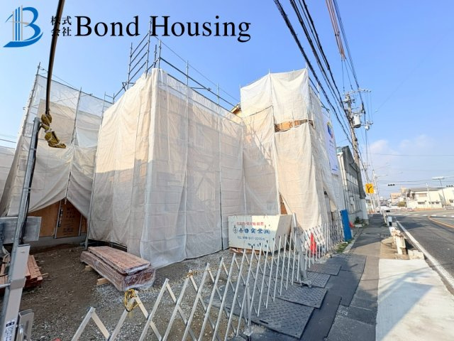 山電東二見徒歩10分　駐車２台　魚住町西岡 A号地 新築戸建の駐車場