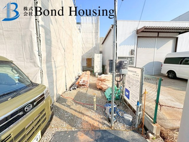 WIC付　駐車２台　魚住町西岡 　D号地 新築戸建の駐車場